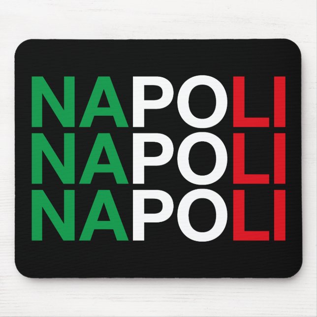 Mousepad Bandeira italiana NAPOLI (Frente)
