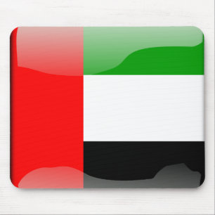 Mousepad Bandeira lustrosa de United Arab Emirates