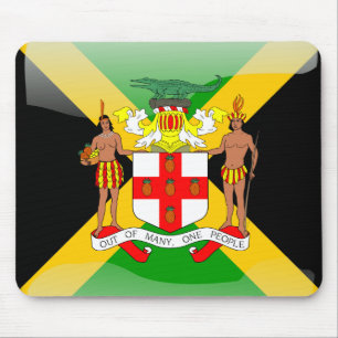 Mousepad Bandeira lustrosa jamaicana