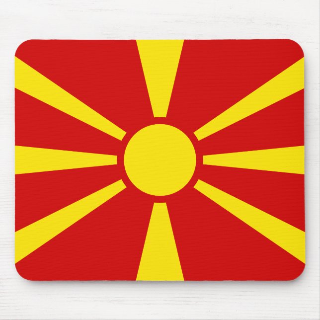 Mousepad Bandeira Macedônia (Macedônia) (Frente)
