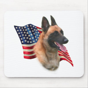 Mousepad Bandeira Malinois belga