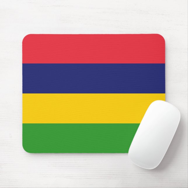 Mousepad Bandeira Maurícia (Com mouse)