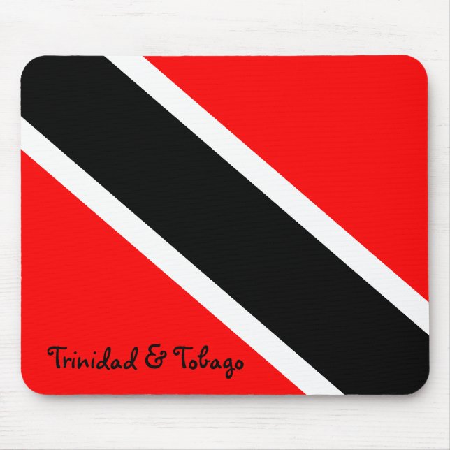 Mousepad Bandeira nacional de Trinidad and Tobago (Frente)