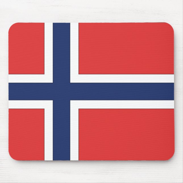 Mousepad Bandeira norueguesa (Frente)