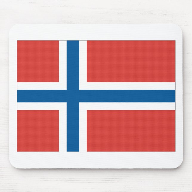 Mousepad Bandeira norueguesa (Frente)