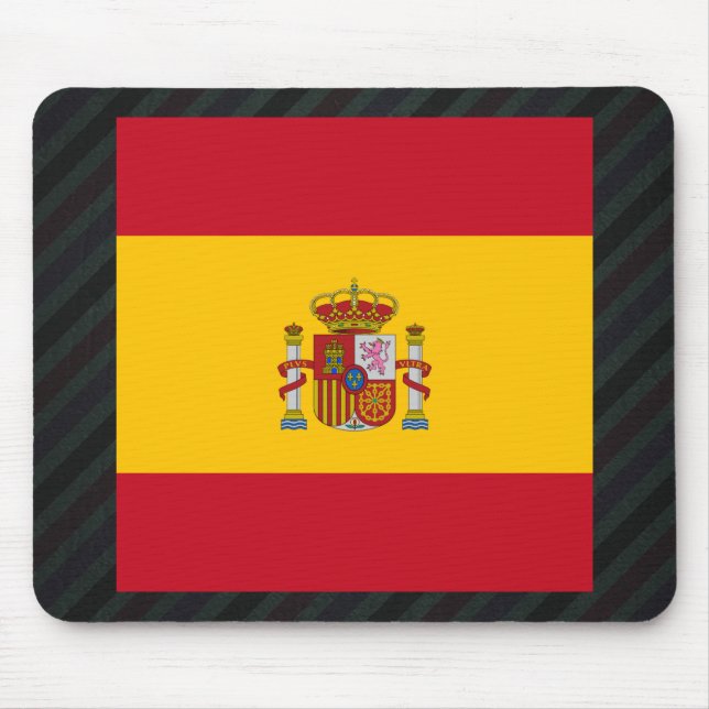Mousepad Bandeira oficial da espanha em listras (Frente)