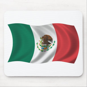 Mousepad Bandeira ondulada de México