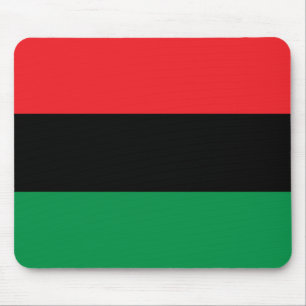 Mousepad bandeira pan-africana, história negra afro-america