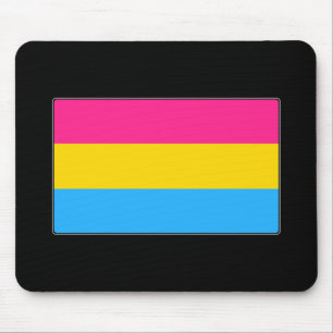 Mousepad Bandeira Pansexual do orgulho