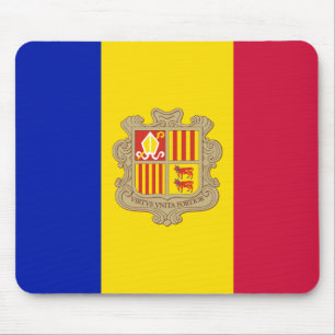 Mousepad Bandeira Patriótica Andorra