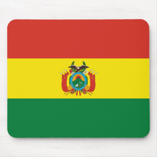 Mousepad Bandeira Patriótica da Bolívia (Frente)