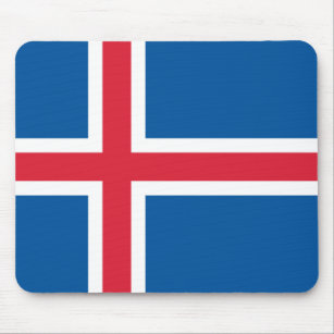 Mousepad Bandeira Patriótica da Islândia