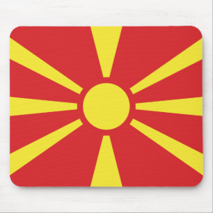 Mousepad Bandeira Patriótica da Macedônia do Norte