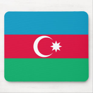 Mousepad Bandeira Patriótica do Azerbaijão