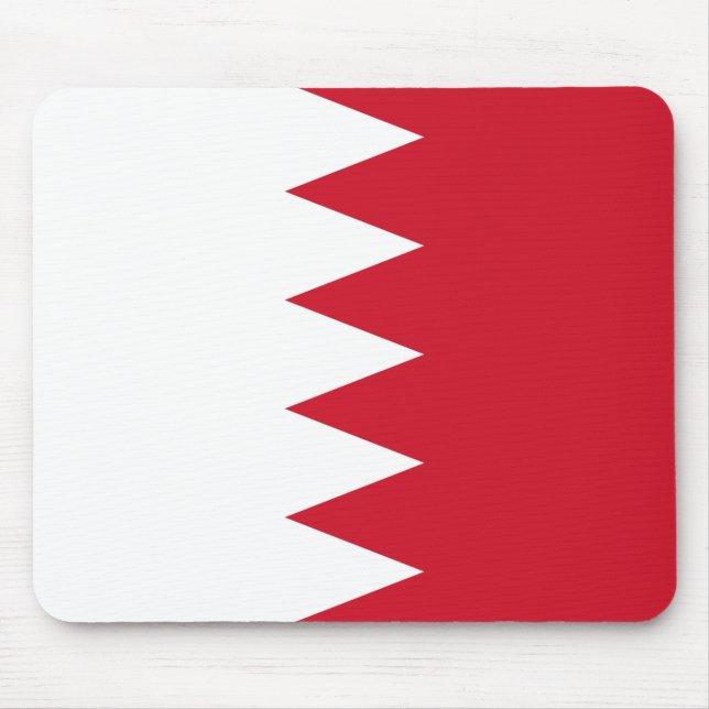 Mousepad Bandeira Patriótica do Bahrein (Frente)