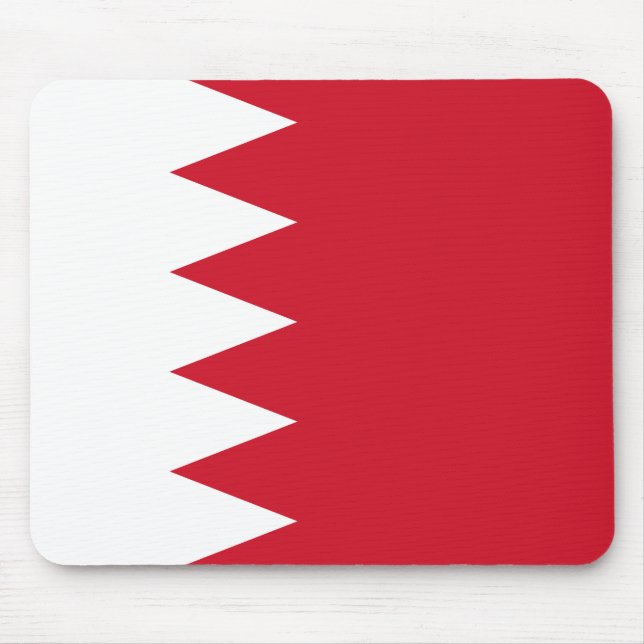 Mousepad Bandeira Patriótica do Bahrein (Frente)