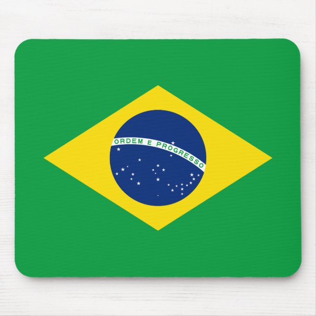 Mousepad Bandeira Patriótica do Brasil (Frente)