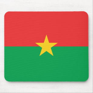Mousepad Bandeira Patriótica do Burquina Fasso