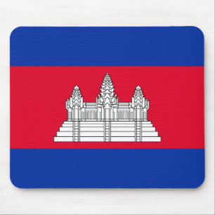 Mousepad Bandeira Patriótica do Camboja