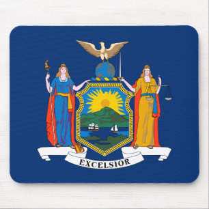 Mousepad Bandeira Patriótica do Estado de Nova Iorque