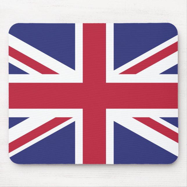 Mousepad Bandeira Patriótica do Reino Unido (Frente)