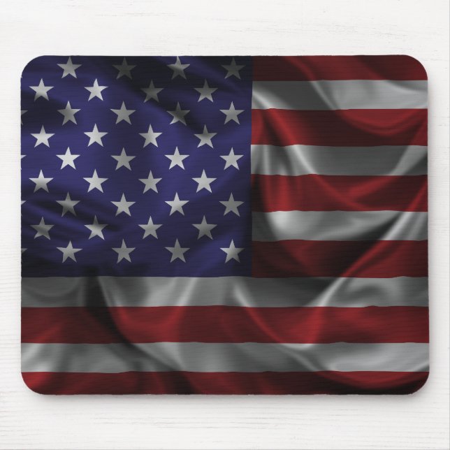 Mousepad Bandeira Patriótica Dos Estados Unidos Da América (Frente)
