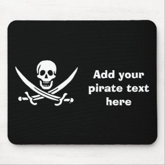 Mousepad Bandeira pirata de Jolly roger