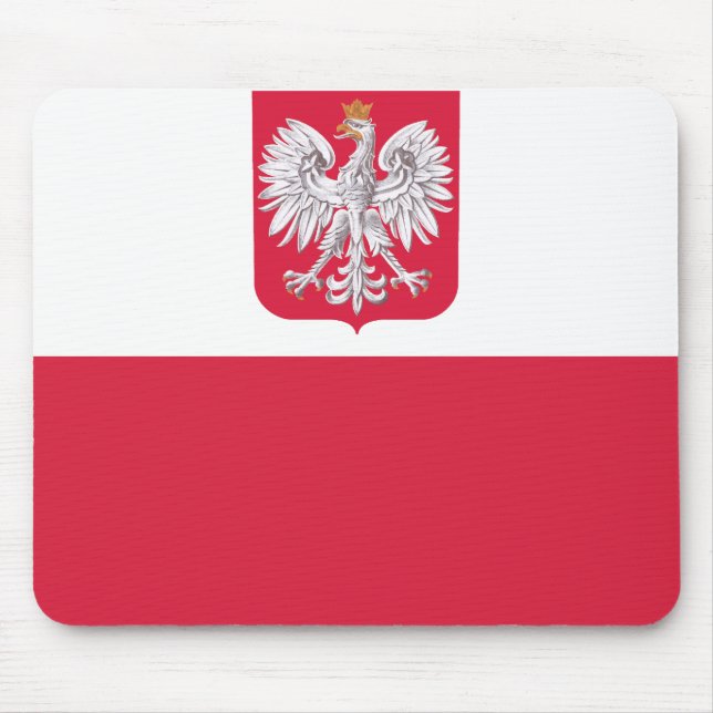 Mousepad Bandeira polonesa (Frente)
