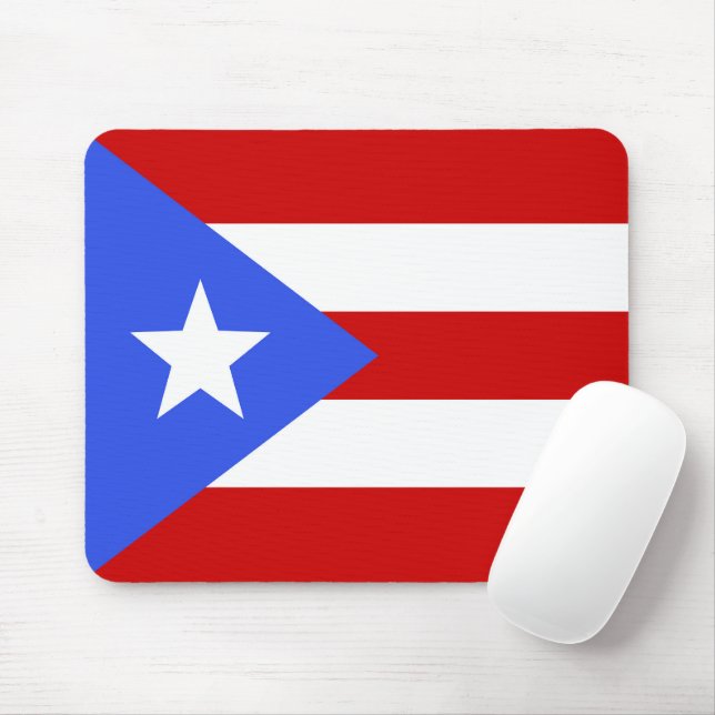Mousepad bandeira Porto Rico (Com mouse)