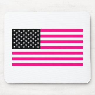 Mousepad bandeira rosa americana