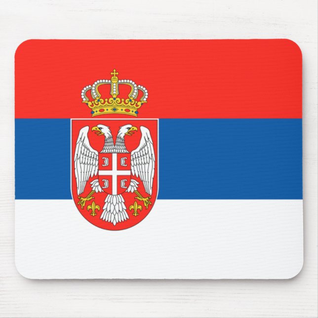 Mousepad Bandeira Sérvia (Frente)