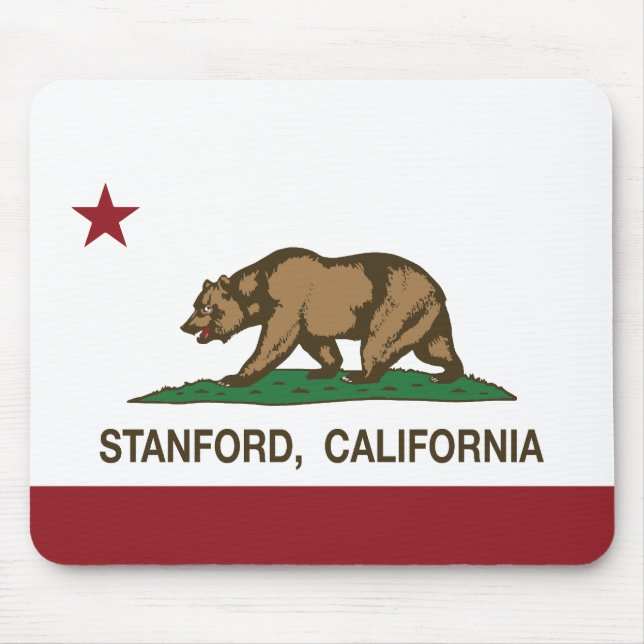 Mousepad Bandeira Stanford da república de Califórnia (Frente)