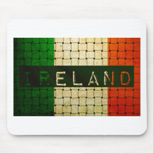 Mousepad Bandeira Tecida da Irlanda