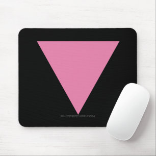 Mousepad bandeira triângulo rosa SlipperyJoe's símbolo rosa