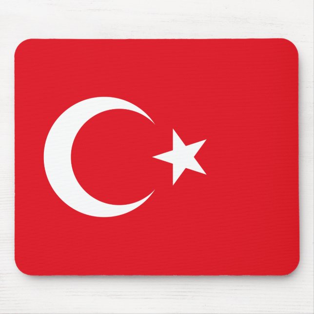 Mousepad Bandeira Turca (Frente)