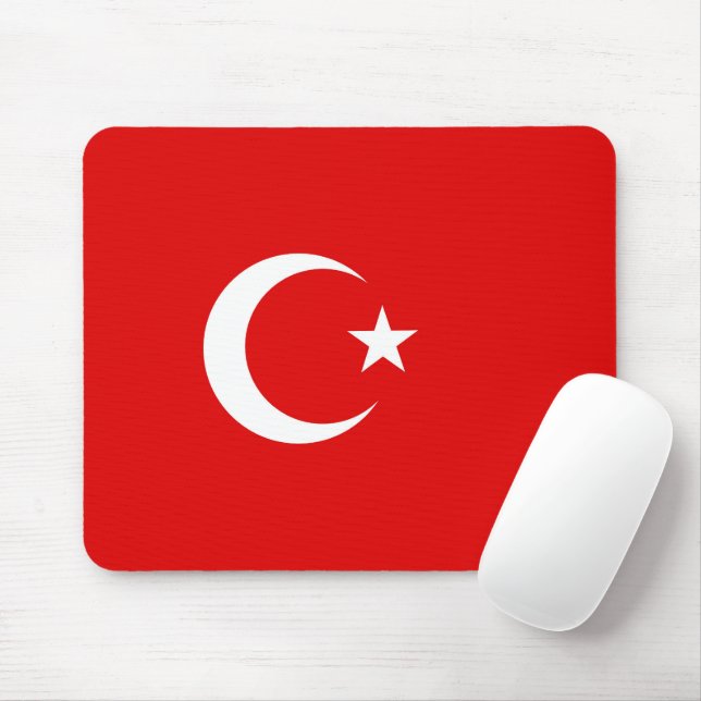Mousepad Bandeira turca (Com mouse)