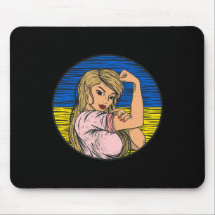 Mousepad Bandeira ucraniana patriótica Ucrânia Orgulhosa uc