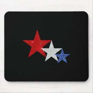 Mousepad Bandeiras Americanas 4 De Julho Tee - Dia Do Memor