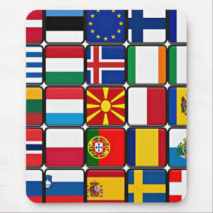 Mousepad Bandeiras do Mundo