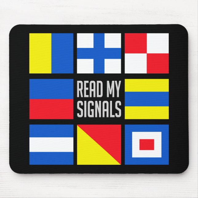 Mousepad Bandeiras marítimas (Frente)