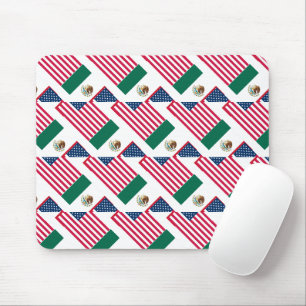 Mousepad Bandeiras mexicanas e americanas