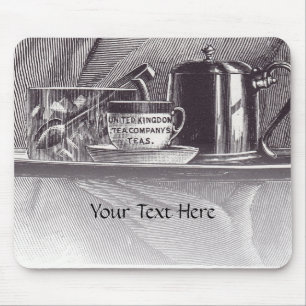 Mousepad Bandeja de chá de vinheta