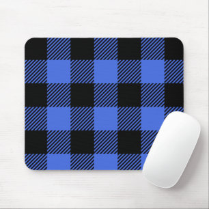 Mousepad Bandeja de Xadrez de Buffalo Blue & Black Lumberja