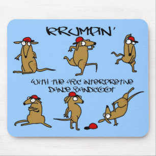 Mousepad Bandicoot Krumpad da dança interpretativo de ABC