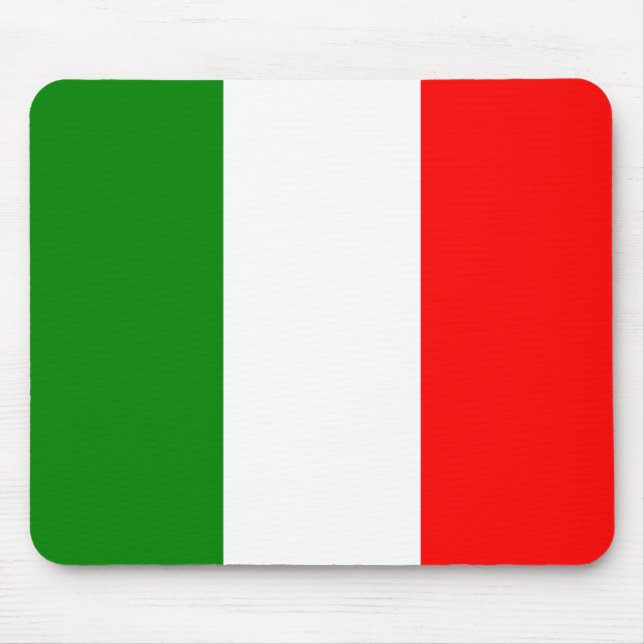 Mousepad Bandiera d'Italia Tricolore (Bandiera d'Italia) (Frente)