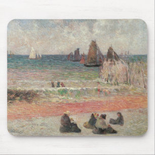 Mousepad Banhando Dieppe por Paul Gauguin, belas artes do