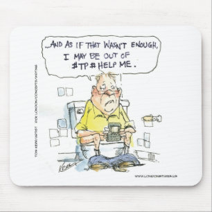 Mousepad Banheira Não 4 Camisetas e presentes engraçados na