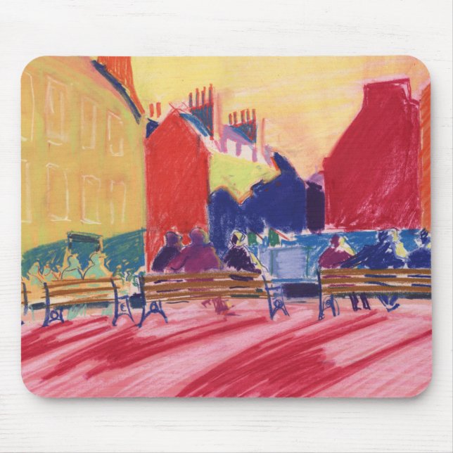 Mousepad Banho do Churchyard da abadia (Frente)