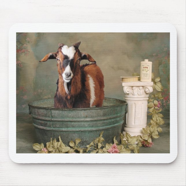 Mousepad Banhos da necessidade das cabras demasiado (Frente)