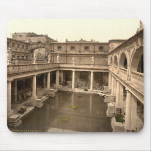Mousepad Banhos e abadia romanos II, banho, Somerset,
